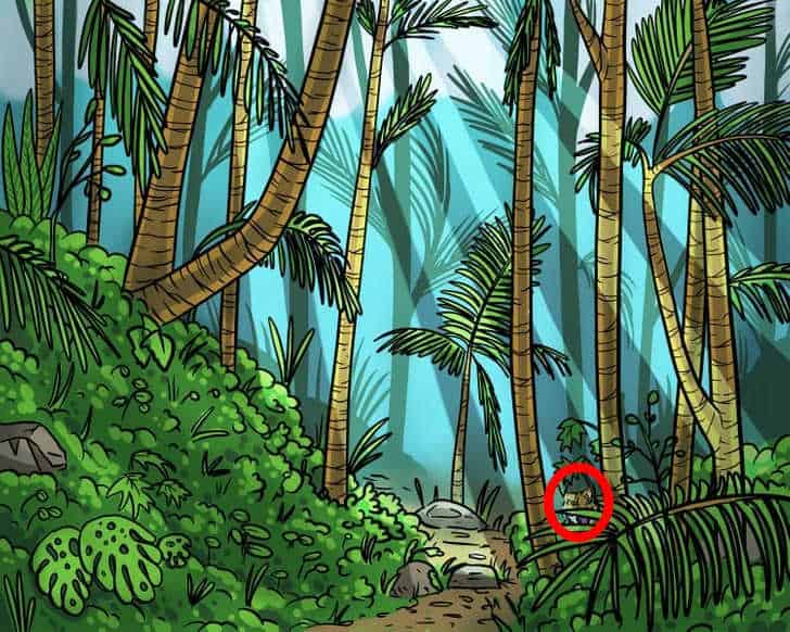 Ilusão de ótica para unicums: tens de encontrar um tigre na floresta em 9 segundos